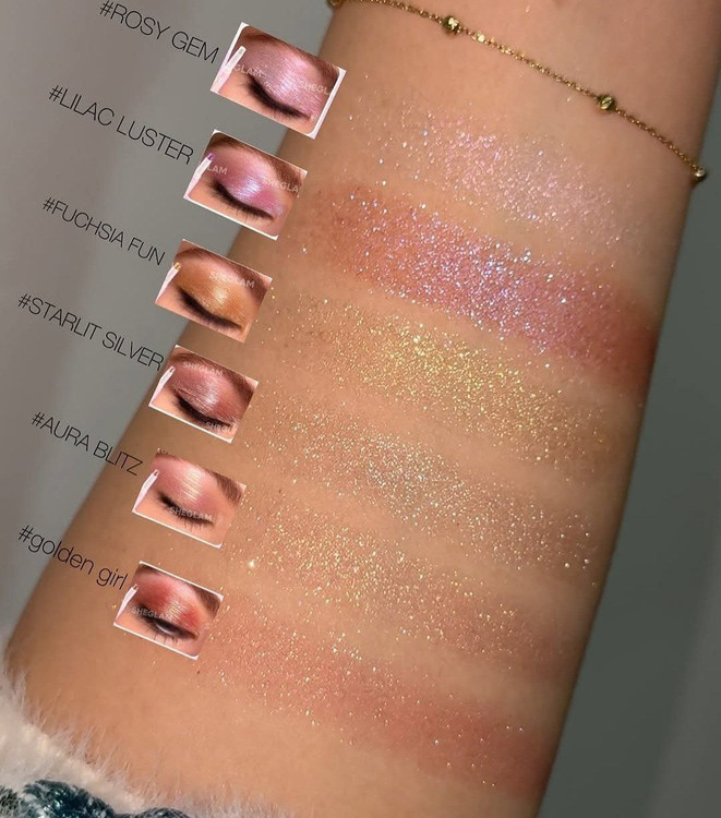 سایه شاین استیکی ژله ای برند هدی موجی