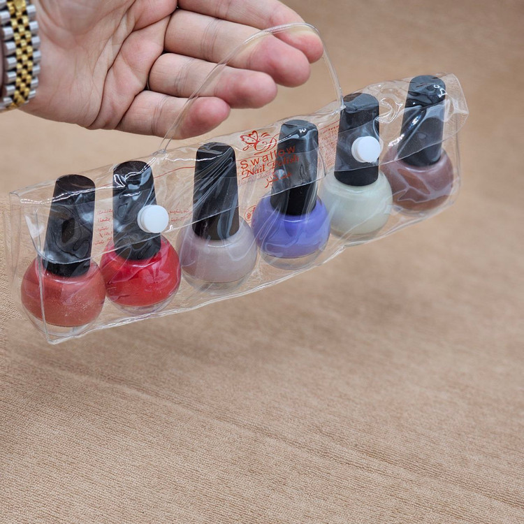 لاک ناخن بوکس 6 عددی در 4 سری رنگ