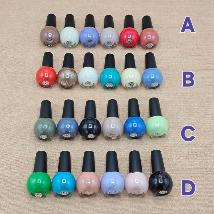 لاک ناخن بوکس 6 عددی در 4 سری رنگ