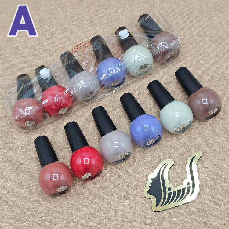 لاک ناخن بوکس 6 عددی در 4 سری رنگ