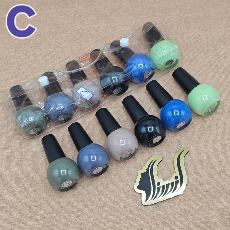 لاک ناخن بوکس 6 عددی در 4 سری رنگ