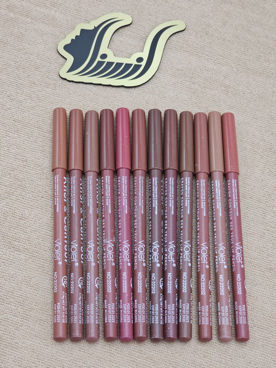 خط لب ویولت بصورت 12 عددی