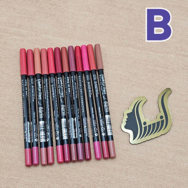 خط لب برند بارین Barin بصورت 12 عددی