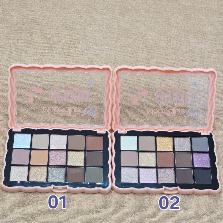 پالت سایه 15 رنگ مات و مخملی برند مک کالر