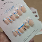 ناخن مصنوعی نگین دار برند پینک کی