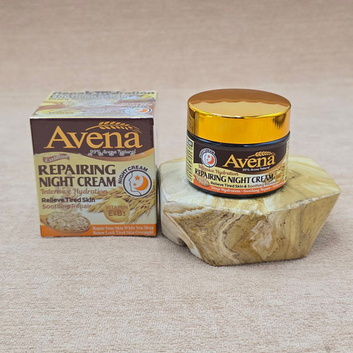 کرم ترمیم کننده شبانه پوست جوانه جو دوسر آوینا کد HA_3116