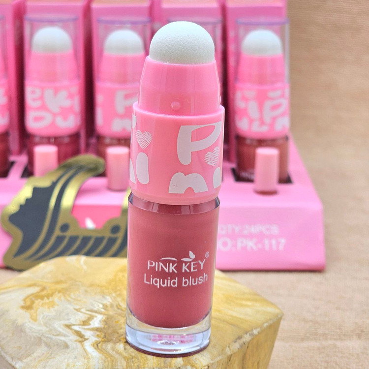 رژگونه و رژلب پد دار برند پینک کی