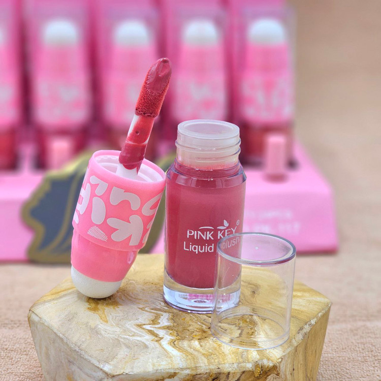 رژگونه و رژلب پد دار برند پینک کی