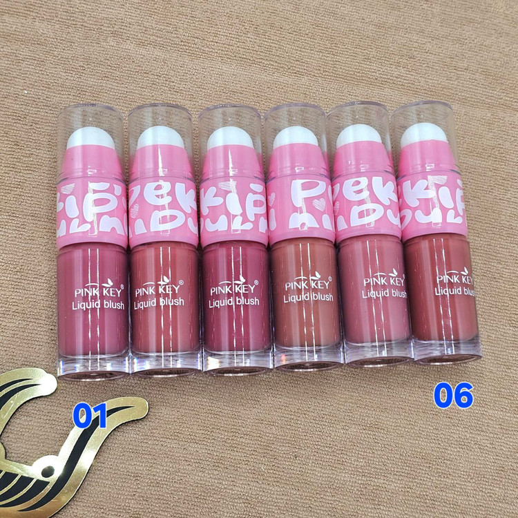 رژگونه و رژلب پد دار برند پینک کی